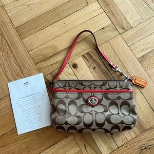 Coach wristlet wallets for women